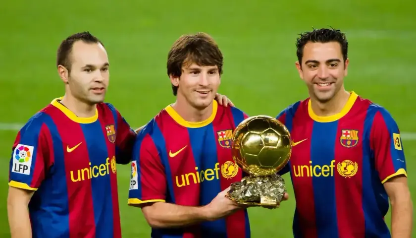 Iniesta, Messi i Xavi z Złotą Piłką. Ile Lig Mistrzów ma Barcelona? Ta trójka zdobyła ich wiele!