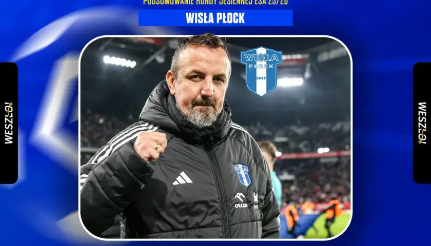 Trener Wisły Płock z zaciśniętą pięścią, podsumowanie rundy jesiennej.