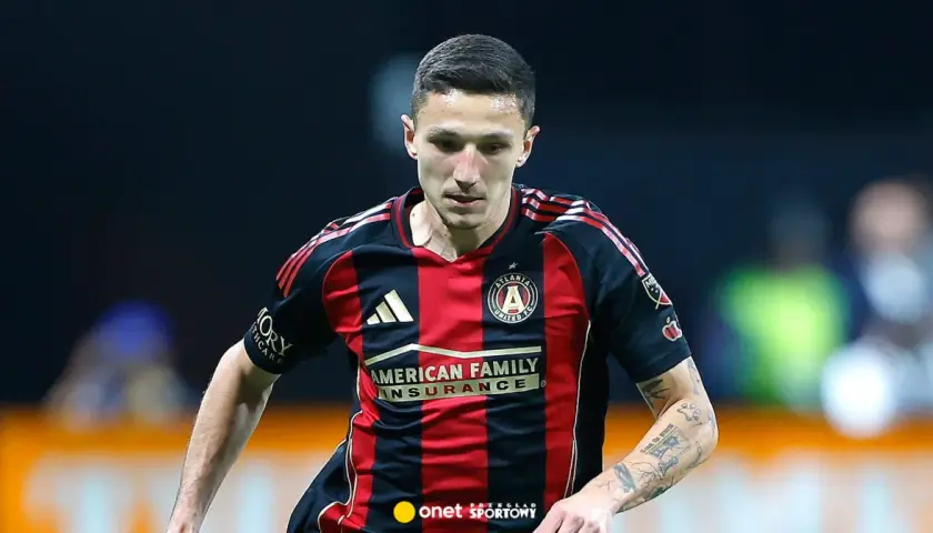 Piłkarz Atlanta United FC, jeden z Polaków w MLS, w akcji.