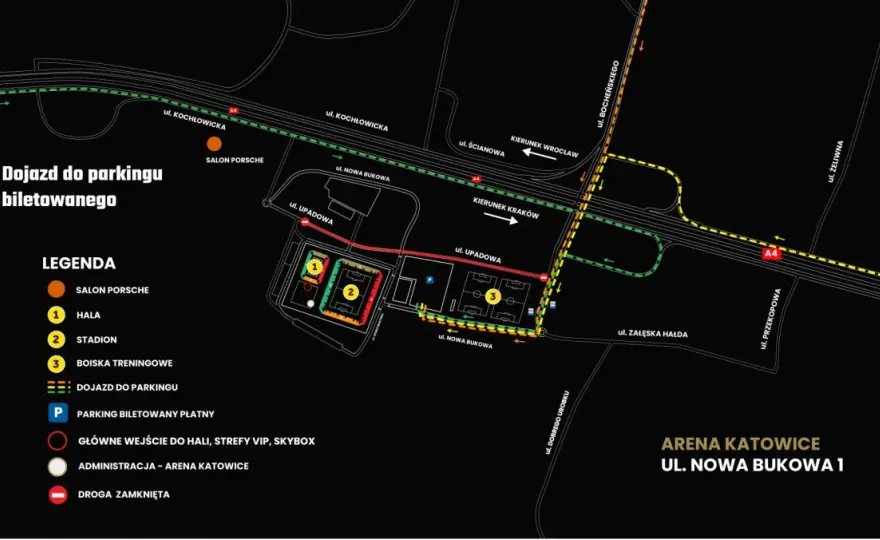 Stadion GKS Katowice - adres, bilety i dojazd do Areny