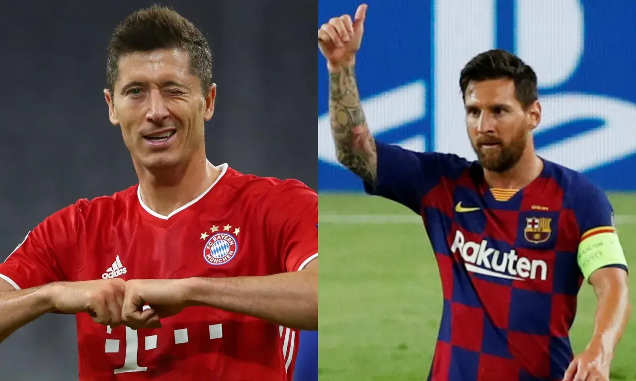 Robert Lewandowski w koszulce Bayernu Monachium i Leo Messi w barwach FC Barcelona. Zapowiedź emocjonujących meczów tych drużyn.