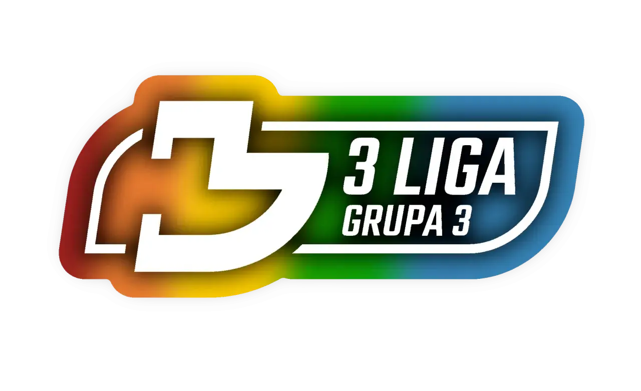 Logo 3 Ligi Grupa 3 z kolorowym gradientem.